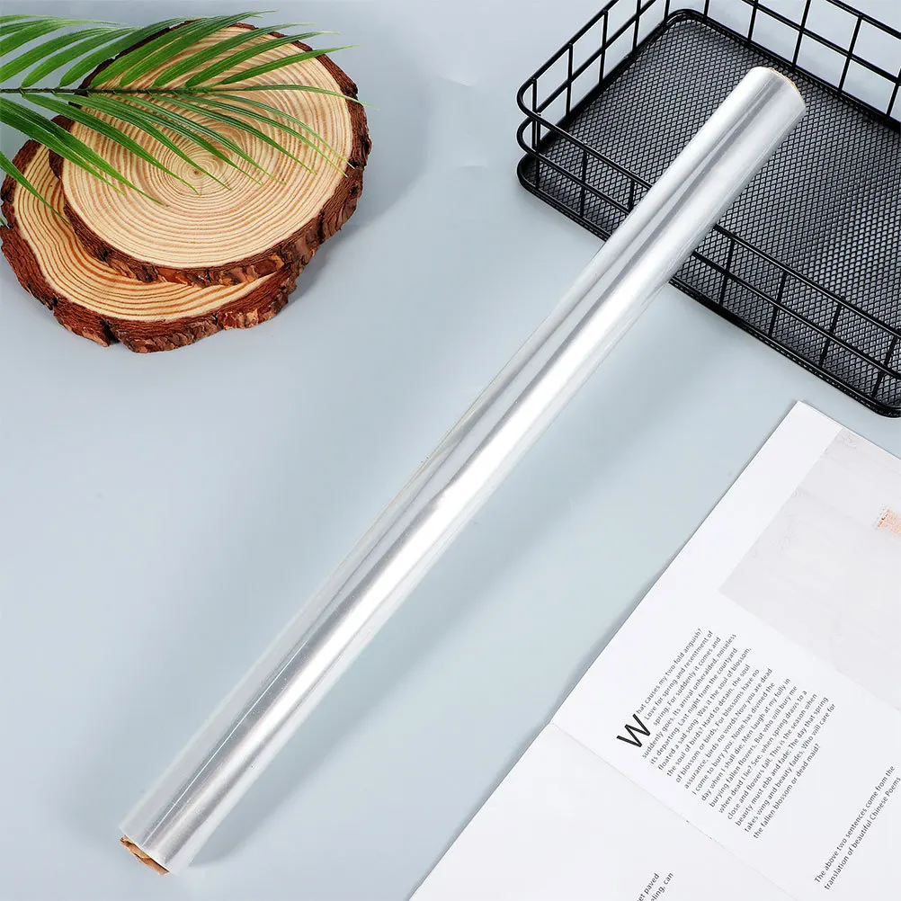 

1 Roll Electrostatic Wall Protective Film Latex Paint Texture Decor Stickers Scratch Resistant Easy Clean Surface for Home