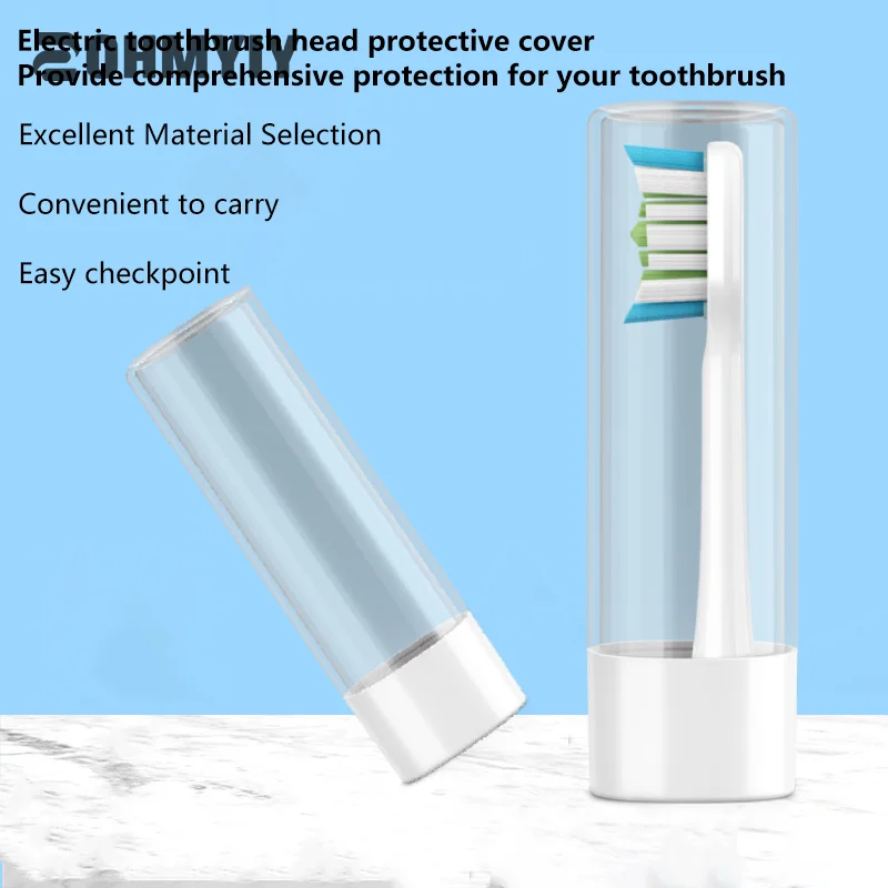 1pcs Electric Toothbrush Head Cover Electric Tooth Brush Protective Case Traveling Portable Toothbrush Dustproof Shell