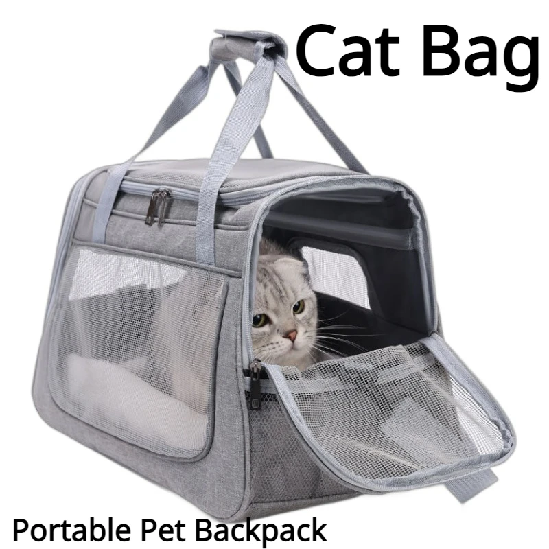 

2024 New Cat Bag Outdoor Bag Portable Small Dog Bag Foldable Cat Outdoor Travel Vehicle, One Shoulder Portable Pet Backpack