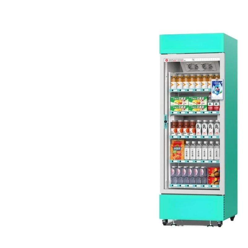 

AI Intelligent Vending Machine Commercial 24-Hour Unmanned Beverage Dispensing Vision Cabinet Door Cabinet for Business Use