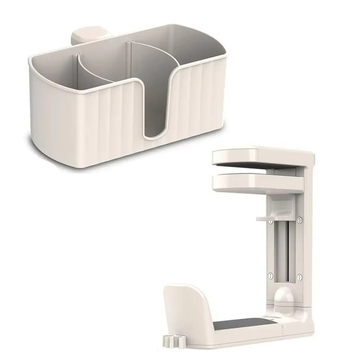 Desk Cup Holder Clamp on Hanger Headphone Hanger for Desk Headphone Phone Game Controller Coffee Mug Pen Table Counter