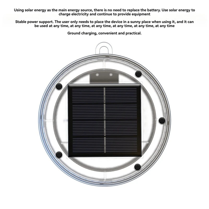 MALL プール温度計、ソーラープール温度計フローティング、夜間 LED スイミングプール温度計、フローティングアイスバス温度計