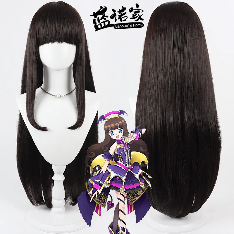 

Anime PriPara Kurosu Junka Cosplay Wig Halloween Carnival Party Props Synthetic Hair Heat Resistant Fiber + Wig Cap