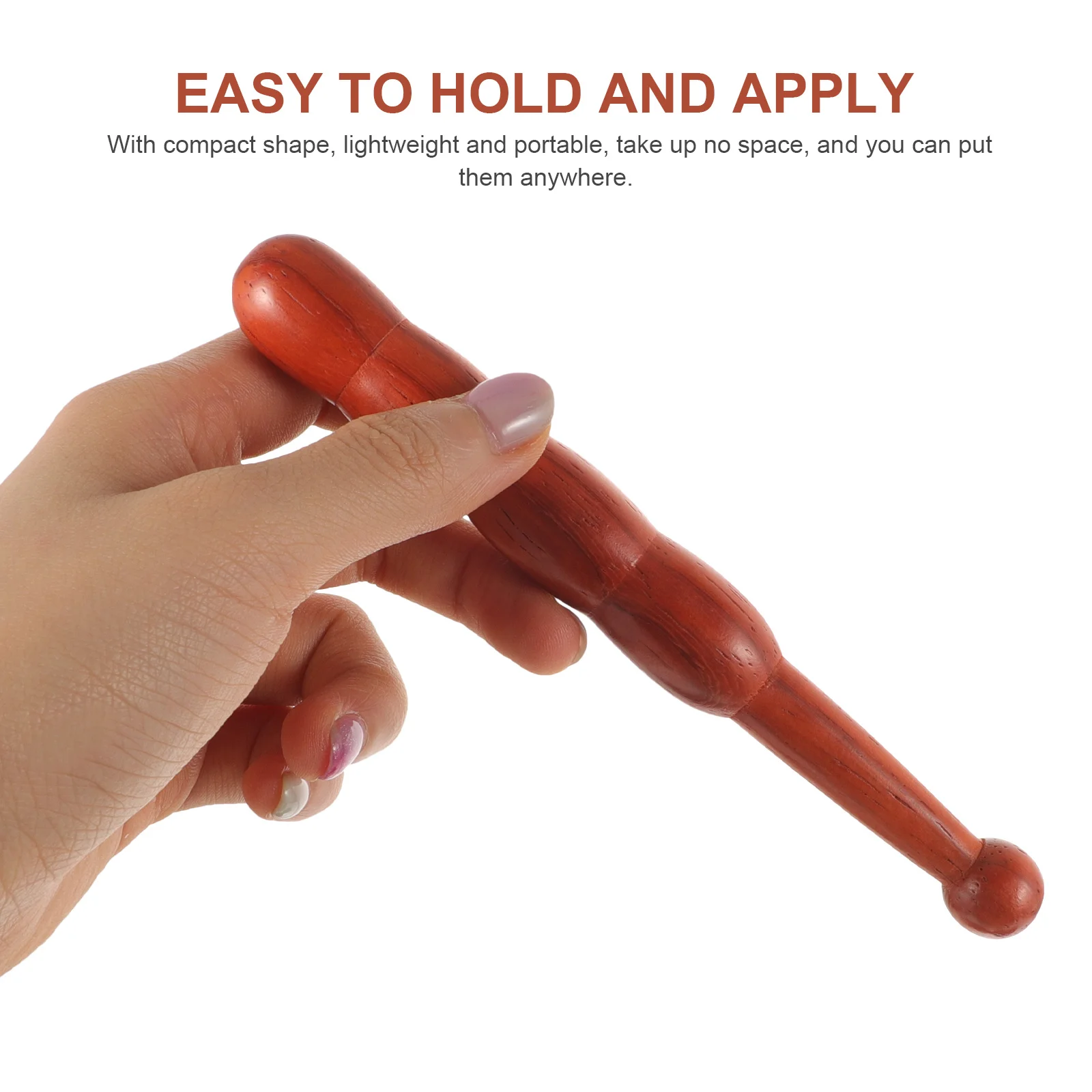 

3Pcs Wooden Massage Sticks Acupoint Tools for Home Office Foot Hand Relaxation Portable Manual Massagers Stimulate Blood