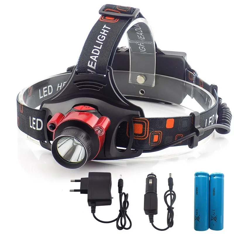 Super Bright Sensor Headlamp Torch 18650 Battery for Hunting Fishing - Head Flashlight Lamp