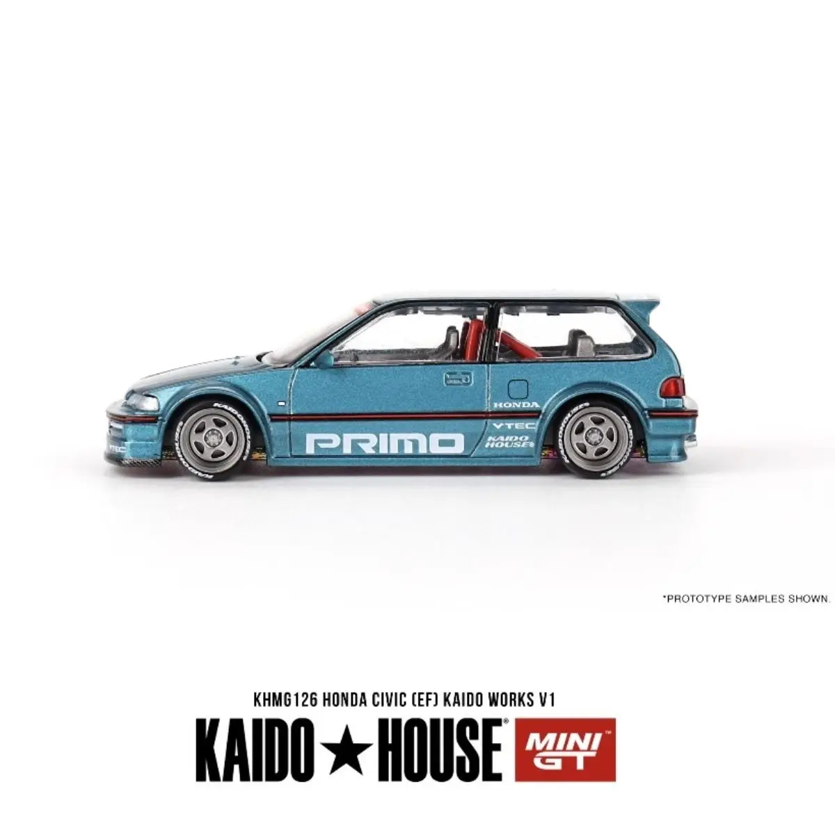 Kaido House + MINIGT TSM 1:64 Civic (EF) Kaido Works V1 126 gegoten modelauto