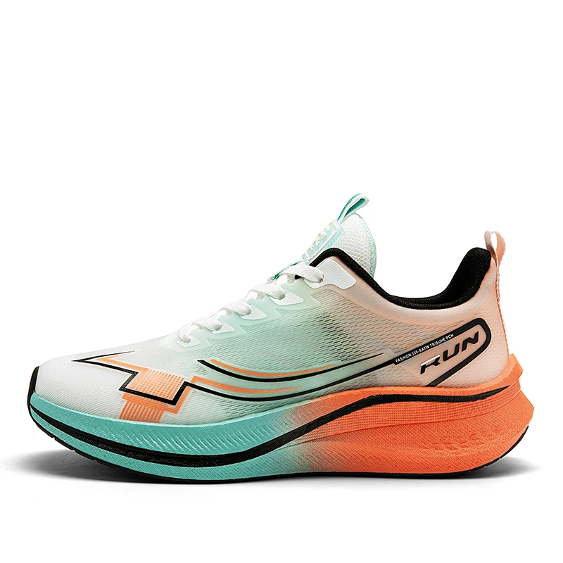Running Shoes Ultra-Light Speed Racing Shoes Lightweight Breathable Wear Resistant Anti-Slip Shock Absorption Sport Sneakers