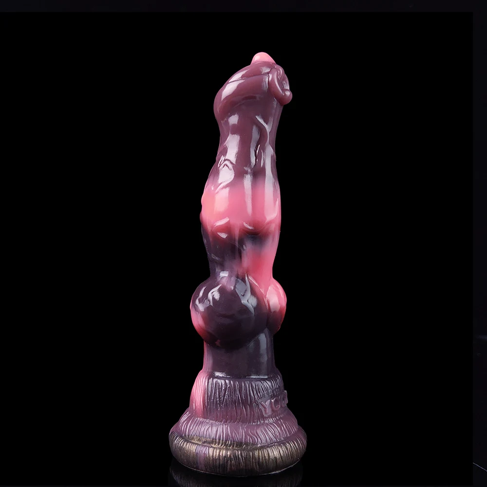 YOCY Realistic Horse Dildo Animal Dick Sex Toy For Female Male Penetration Anal Masturbator Soft Silicone Butt Plug