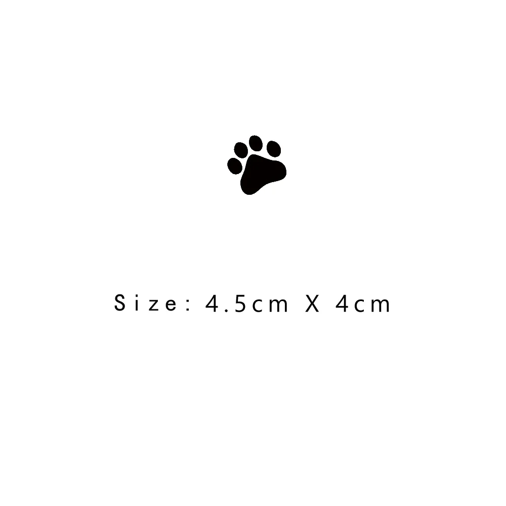 10 pc Funny Dog Cat Paw DIY Vinyl Wall Stickers Room Bedroom Decal Cabinet Door Food Dish Kitchen Bowl Car Sticker Home Decor