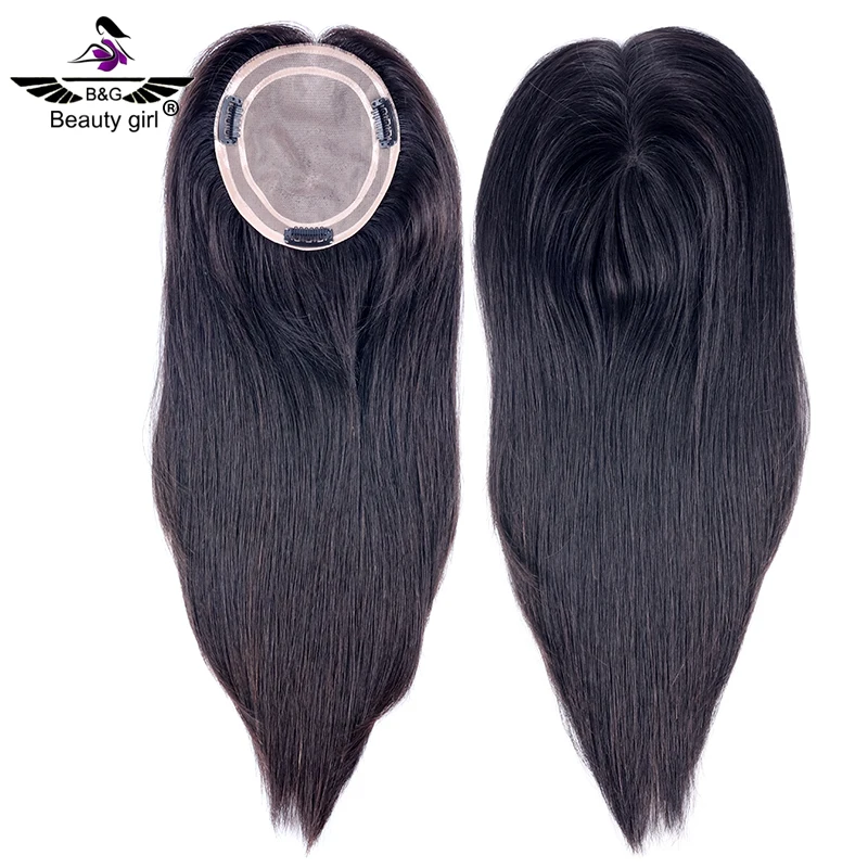 

Ready To Ship 5x6inch Hand Tied Double Mono Top Remy European Human Hair Toupee Jewish Kosher Hair Topper Pu Around