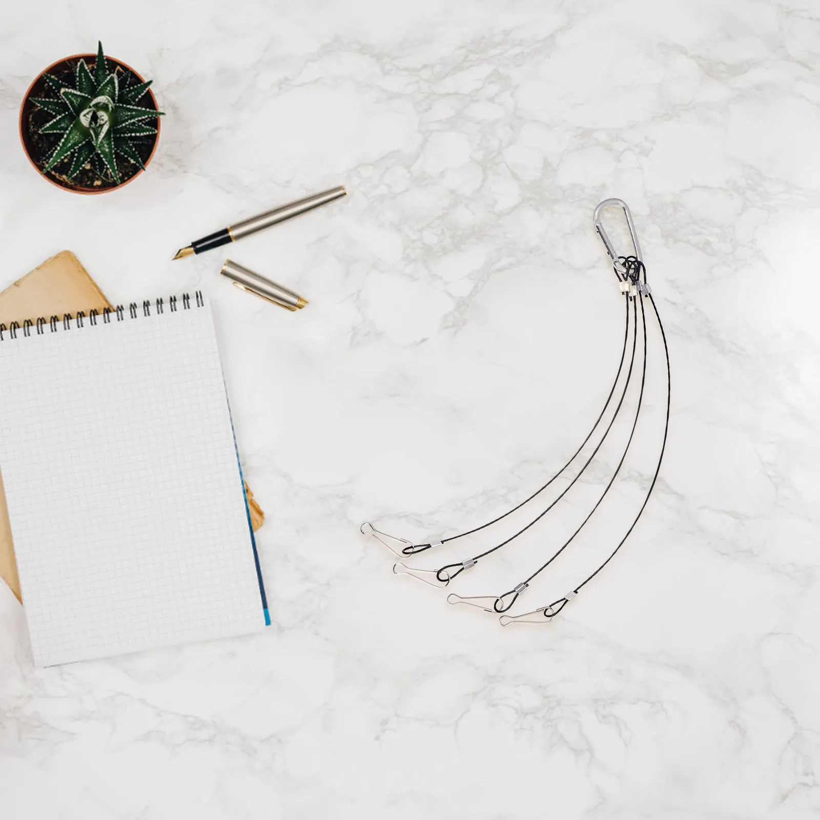 

10Pcs Stainless Steel Plant Grow Light Hanger Rope Heavy Duty Rust Proof Hanging Kit for LED Grow Lights 1Mm X 300Mm