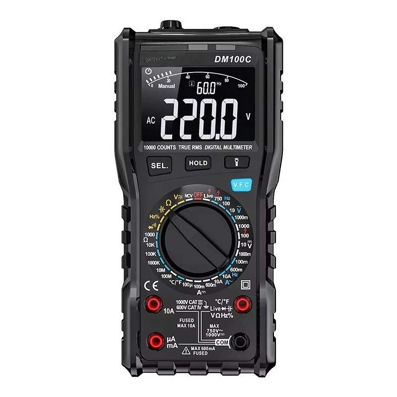 

Digital Professional Multimeter Display Tester Voltmeter Capacitor Temp Meter Ammeter Multimetro Digital Smart Multimeters