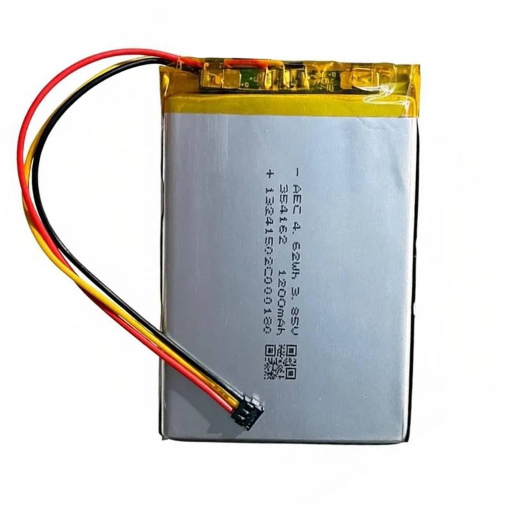 3.7V 1200mAh 254060 304060 354162 Battery Molex 1.2 3P for 360 J521, J511 Second Generation Monkey King Rearview Mirror DashCam