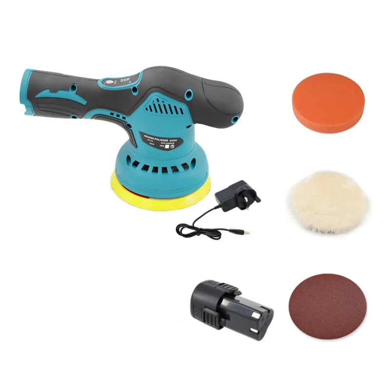 12V Cordless Car Polisher 8 Gears Lithium Electric Polishing Waxing Machine For Repairing Scratches Wireless Sander Polish