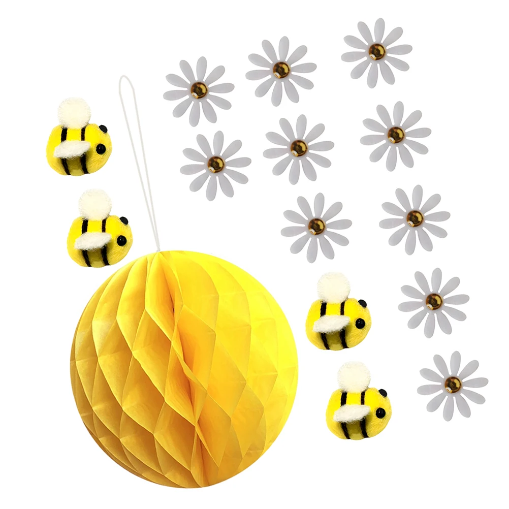 

Creative Paper Honeycomb Ball Hanging Decorations For Bee Themed Party Wedding Birthday Festival Home Shop Decoration Party