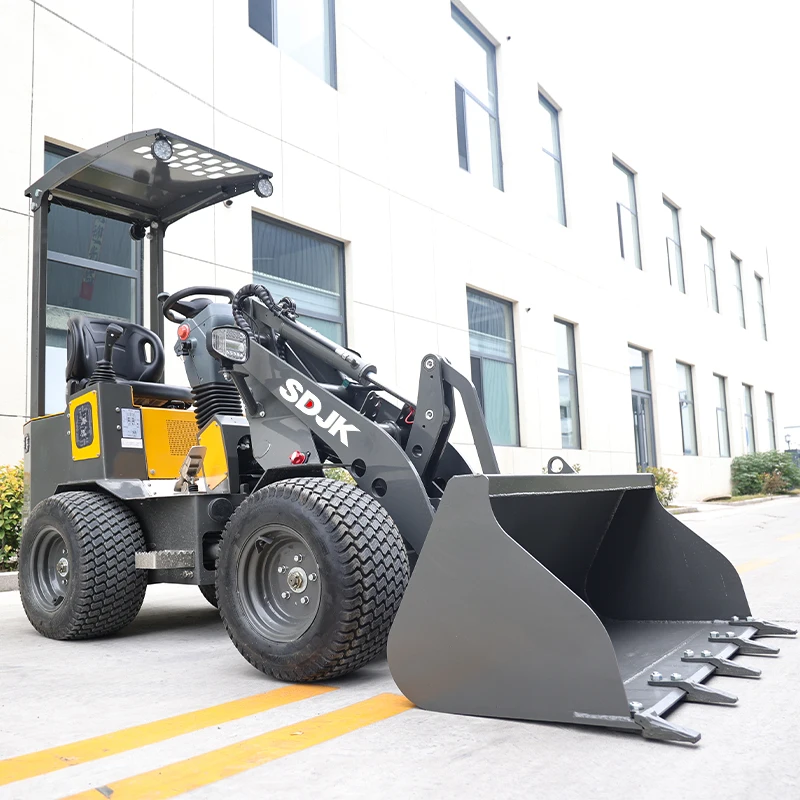 Compact Wheel Loader Hot Selling Four Wheel Drive All Terrain Transport Loader Customizable CE/EPA Certified Mini Loader