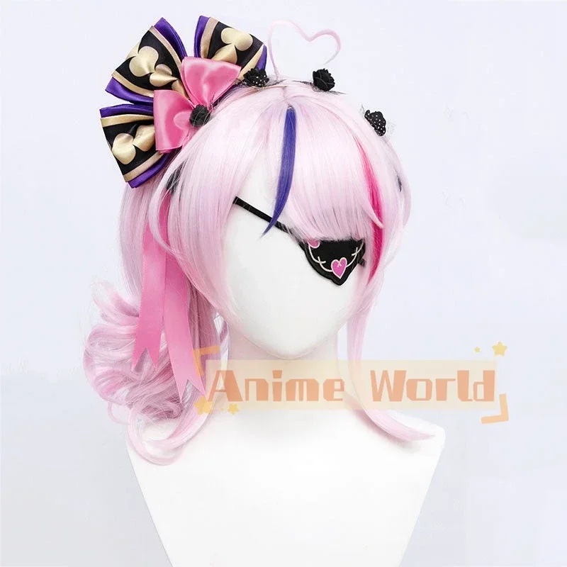 Virtual YouTuber Nijisanji ILUNA Maria Marionette Pink Cosplay Wig Halloween Christmas Woman Men Adult Wig