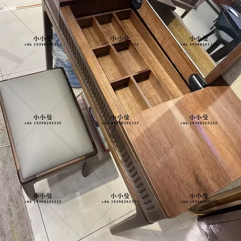 Modern Vanity Table with Mirror for Girls and Adults Simple Bedroom Dressing Table Desk Organizer Furniture Coiffeuse