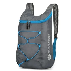 Multifunctional Outdoor Folding Backpack For Camping Hiking Travel High Density Lightweight Waterproof Nylon Fabric Sports Bag
