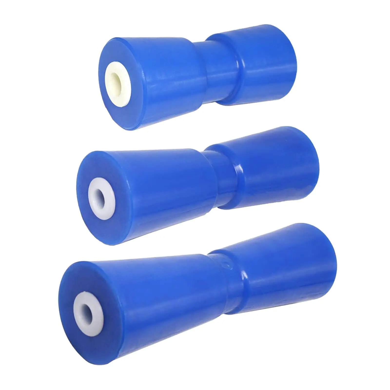 Rullo per rimorchio per barche Rullo di supporto per carichi pesanti per strumento di rotolamento blu senza intoppi per la sostituzione dei raccordi per barche a motore
