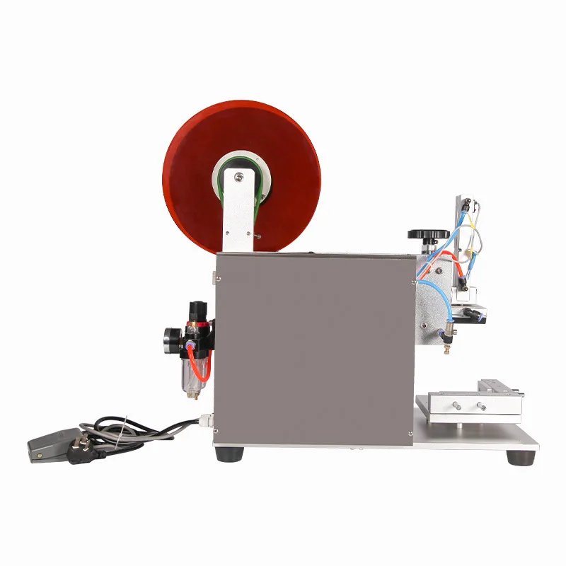 Square bottle double-sided labeling machine, carton medicine box labeling machine, fully automatic