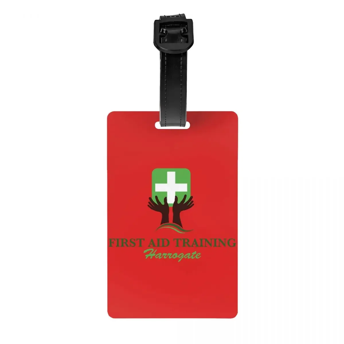 

Custom First Aid Emergency Medicine Luggage Tag With Name Card Doctor Nurse Privacy Cover ID Label for Travel Bag Suitcase