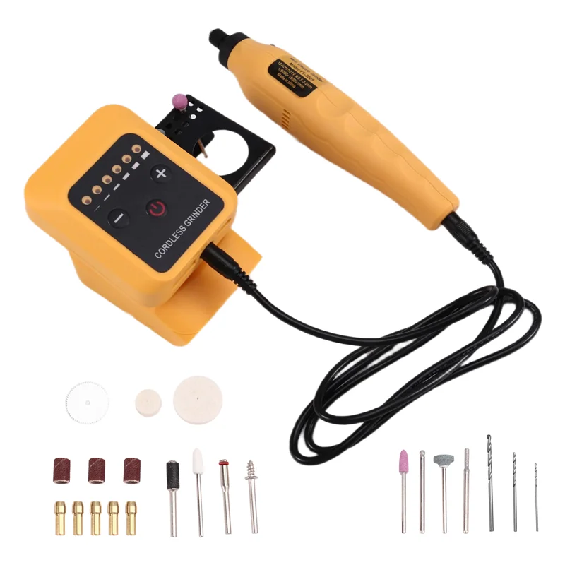

AA46 HOT-Electric Grinder For Speed Adjustment Electric Grinder 18-21V For Battery Interface Small Electric Drill