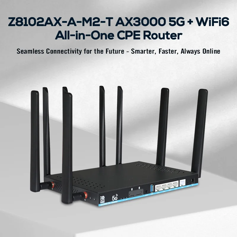 Customization 5G WIFi7 Router With 10G SFP Fiber Port High Quality Materials For Long Term Investment