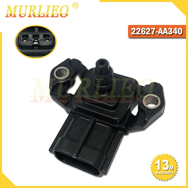 22627-AA340 MAP Manifold Air Pressure Sensor For Subaru Impreza Baja Forester 2.5 2004-2013 22627-AA210 079800-7040