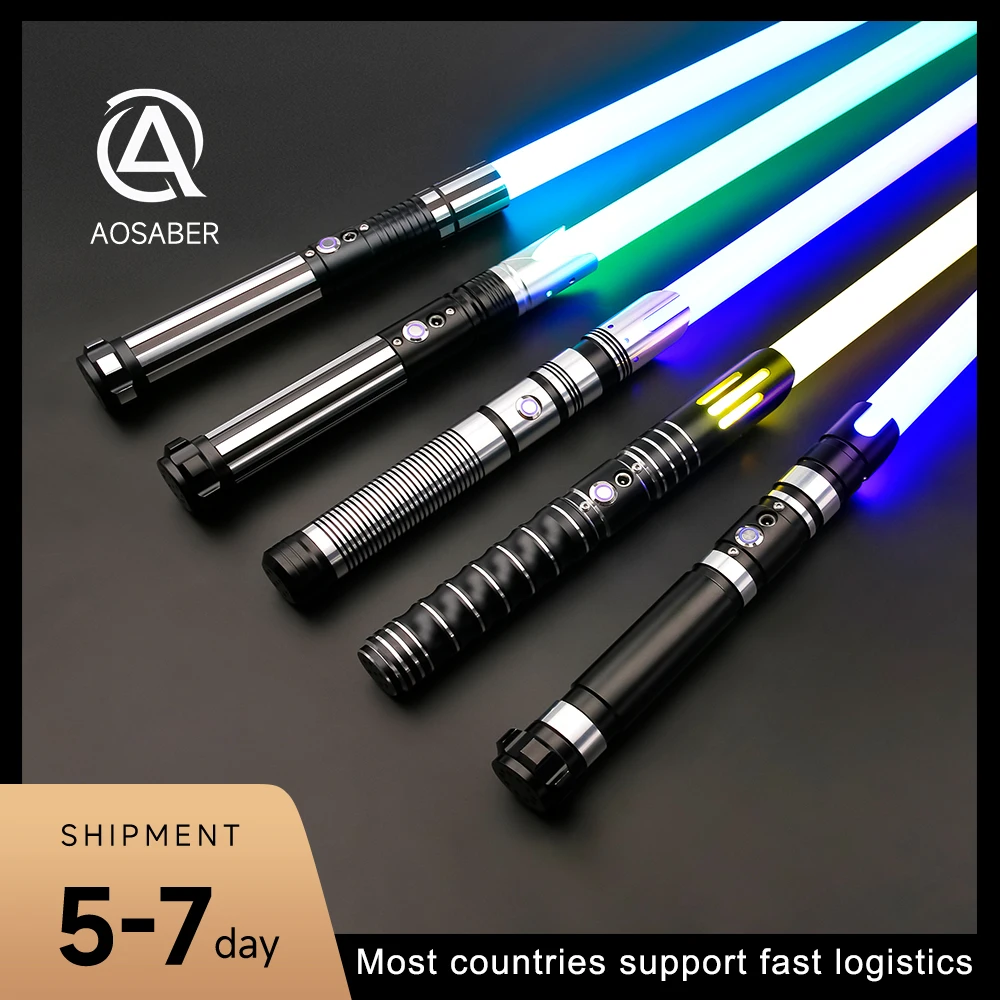 RGB Metal Lightsaber Dueling Laser Color Changing Sword Saber Cosplay Prop