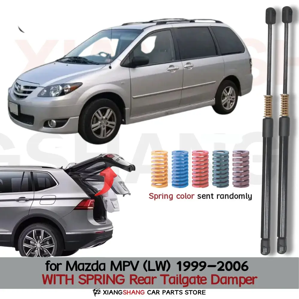 

Auto Pop-Up Trunk Struts for Mazda MPV (LW) 1999-2006 Van Automatic Opening Gas Lift Supports with Springs Boot Struts