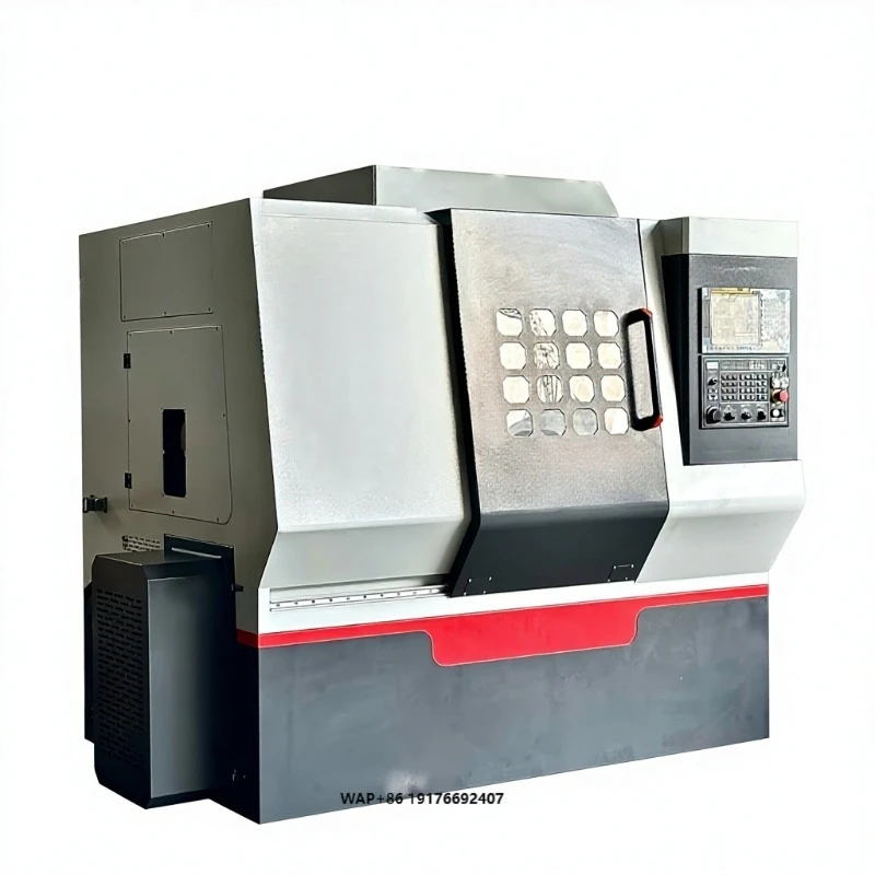 Leyo 46Y Heavy Duty CNC 4-Axis High Precision Automatic Turning Lathe 350mm Max Workpiece Length 8 Tool Stations 1-Year