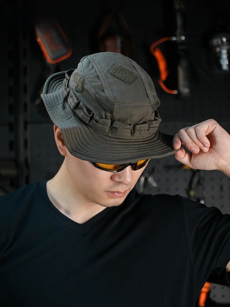 

UF pro Tactical Boonie Hat III Generation Outdoor Fiing Sun Protection Hat Wide Brim round Top Cap Breathable Cotton ex