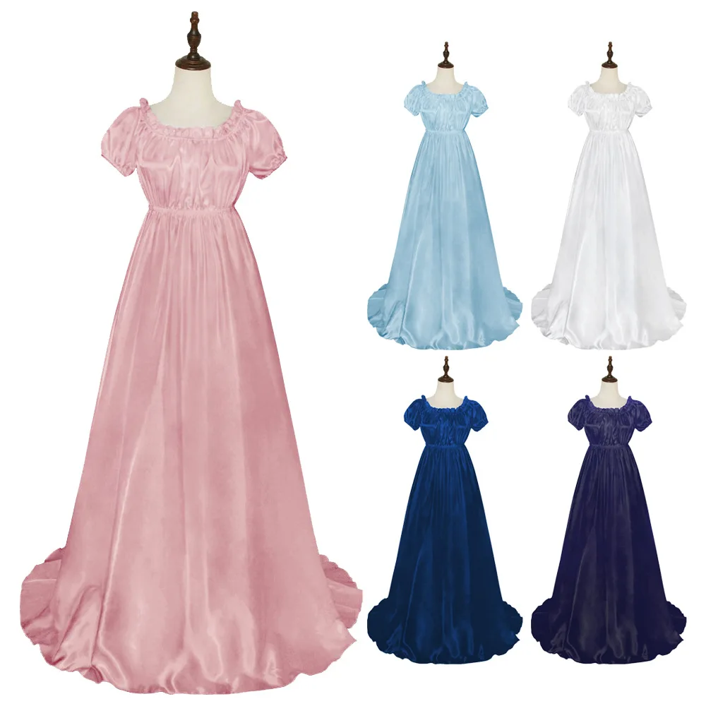 Vestido de la guerra Civil para mujeres adultas, disfraz de Cosplay de Hamilton Musical Peggy Elizabeth Angelica, vestidos victorianos de las hermanas Schuyler