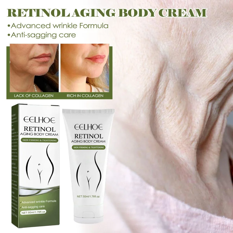 

Retinol Body Cream - Moisturize, Brighten Tone, Reduce Wrinkles, Firm Skin & Enhance Contour, Slimming Formula