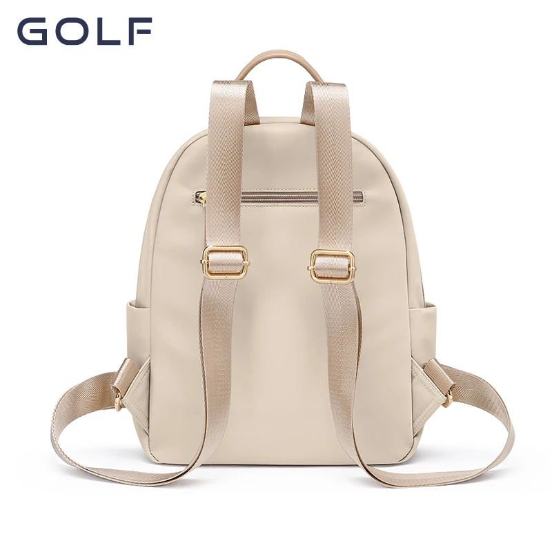 GOLF backpack, women\'s fashionable small backpack, lightweight small travel bag, personalized pleated bag, junior high school,