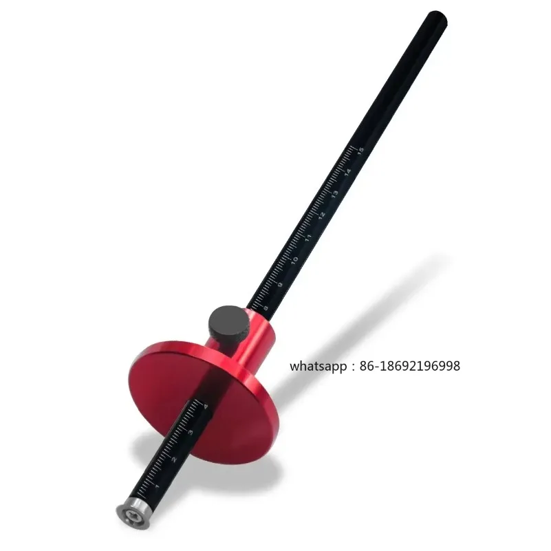 Woodworking Scriber and Marking Tool - with Inch and MM Scale for Drawing Parallel Lines, Mortise Measuring, and Layout
