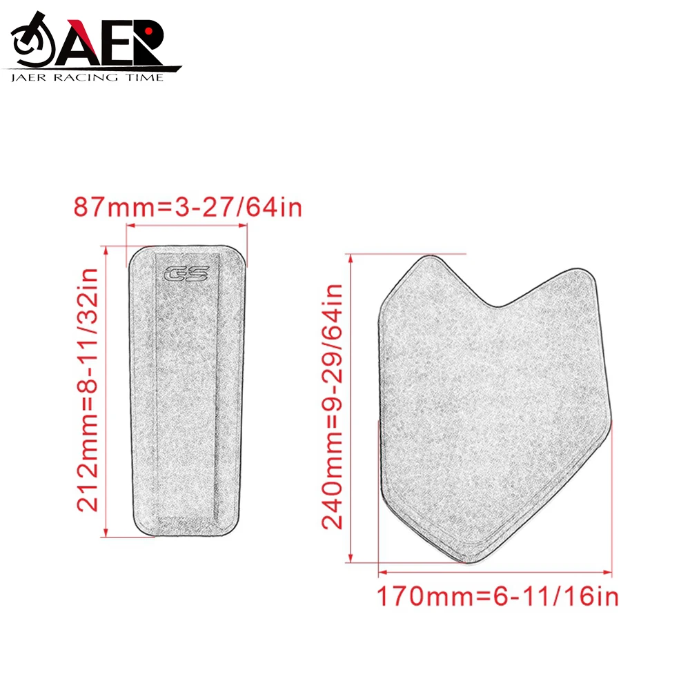 BMW R1200GS ADV 2014-2019 어드벤처 탱크 가스 프로텍터 용 오토바이 사이드 탱크 패드