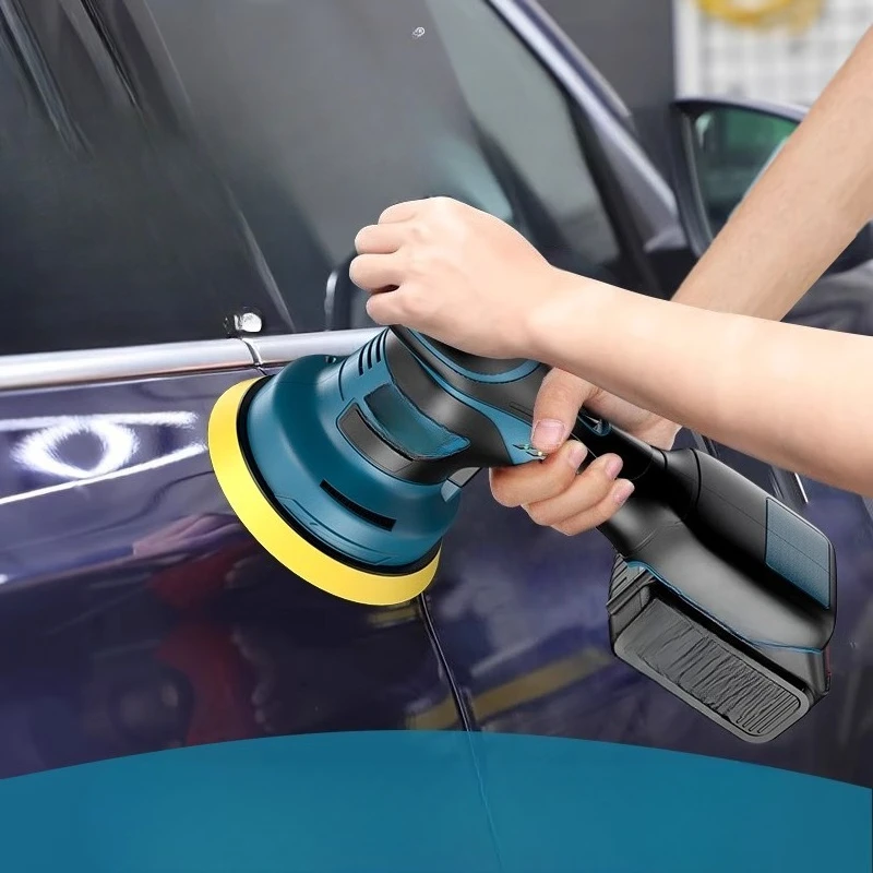 

Handheld electric grinding scratch repair car paint special eccentric polishing machine household