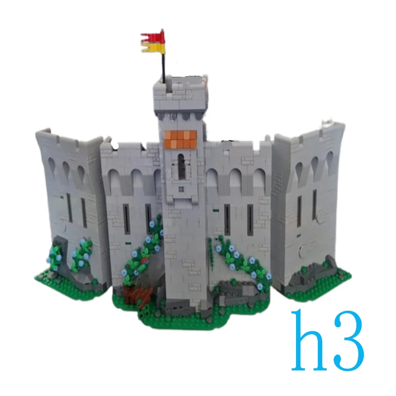 

Spot MOC-144225 1492pcs medieval castle sentry tower small particle assembly building blocks educational toy model ornaments gif