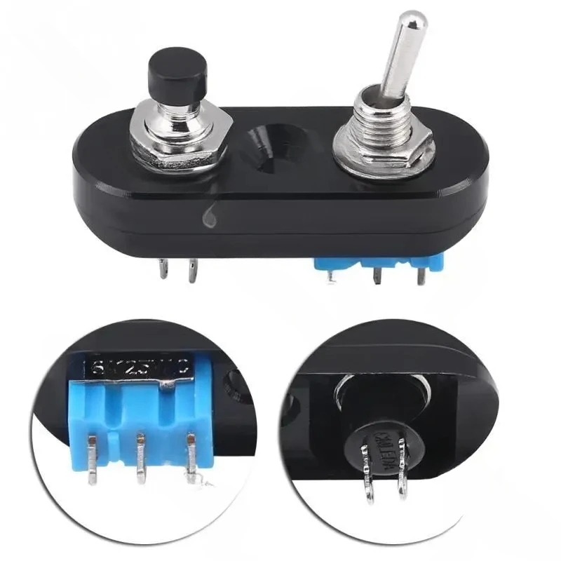Motorcycle modification accessories headlights steering power-off ignition personalized handlebar retro switch