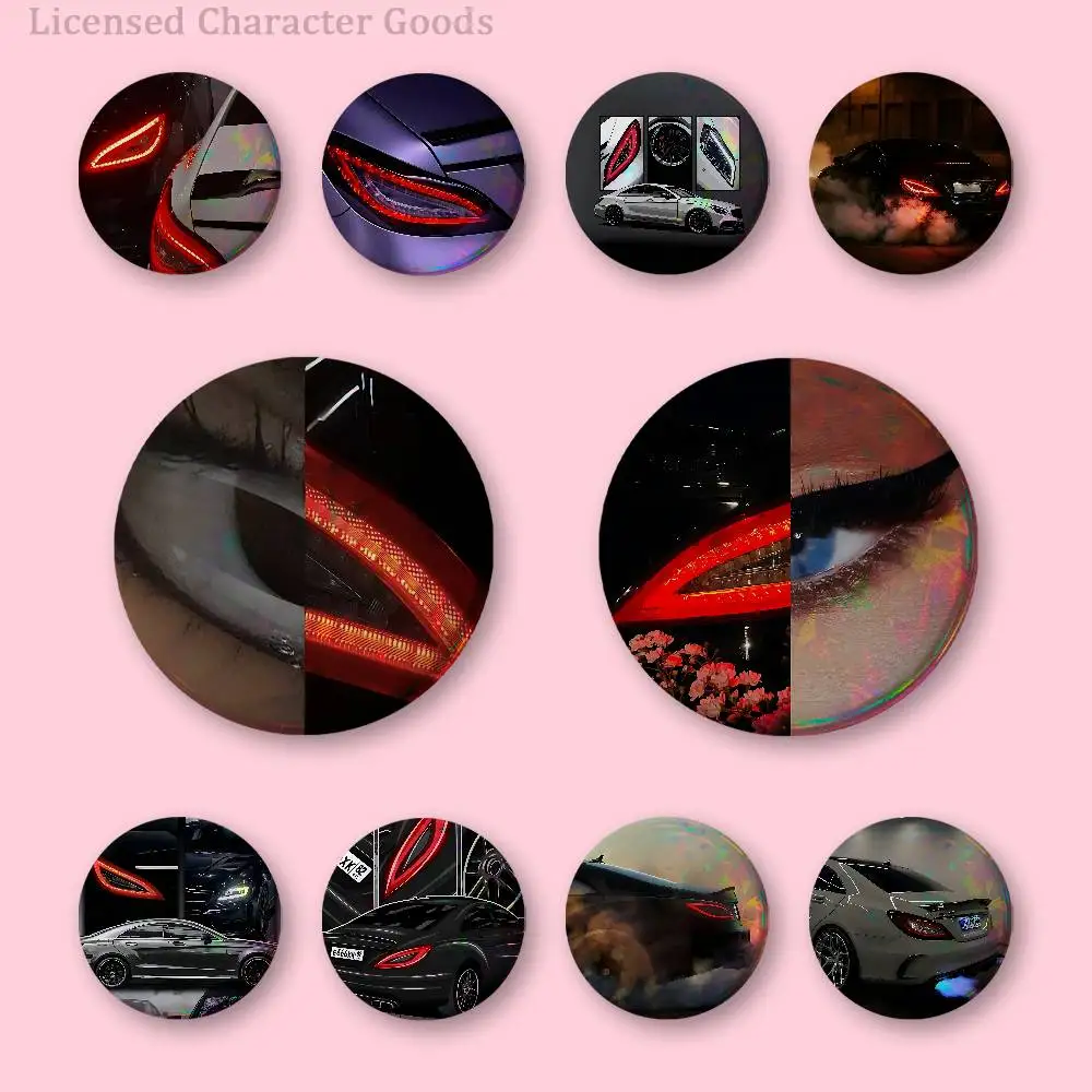 C-Cls-S Car Badges Round Nijigen Otaku Culture IP peripheral products  58mm 44mm 32mm 75mm 25mm Mini