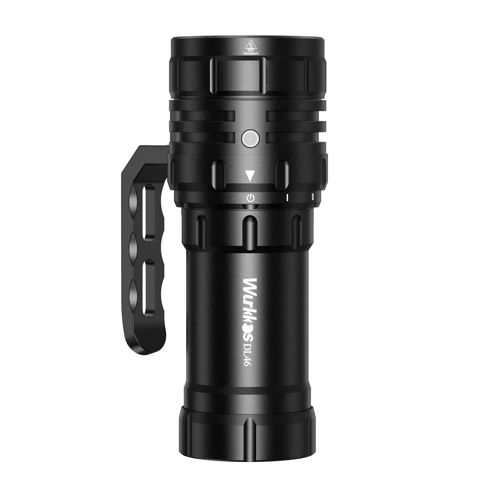 2025 Wurkkos New Diving Flashlight DL46 20000LM High Power LED Torch Light 46950Battery 30000mAh With Power Bank Function