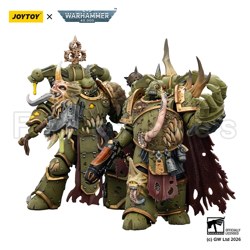 

[Pre-Order]1/18 JOYTOY Action Figure 40K Death Guard Plague Marine Champion Anime Model Toy
