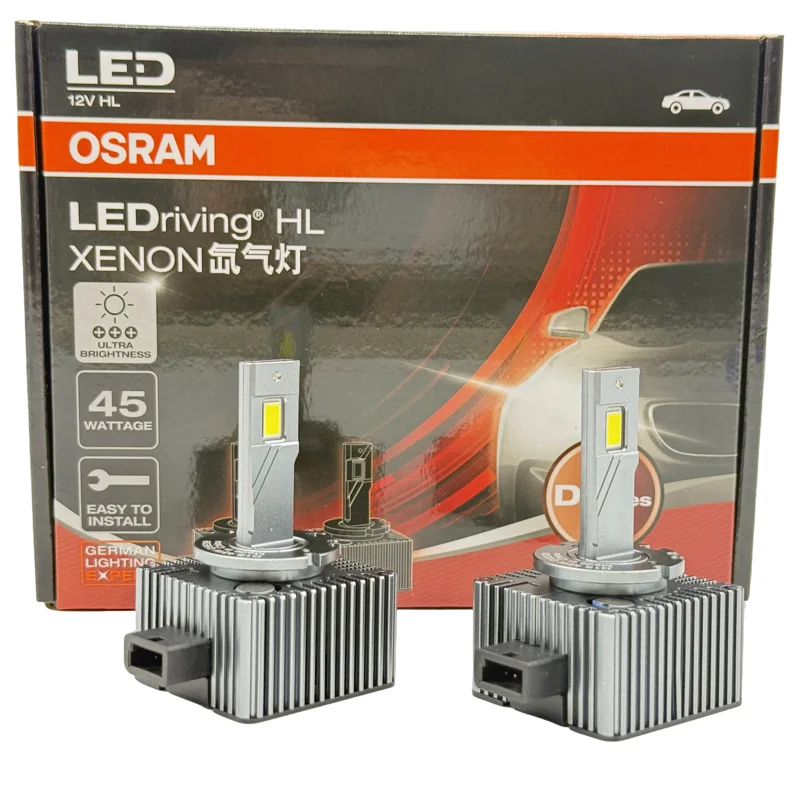 

Светодиодные лампы для фар OSRAM D1S D SERIES 166140CW 12/24V 45W 4900lm, ксеноновые светодиодные лампы для фар