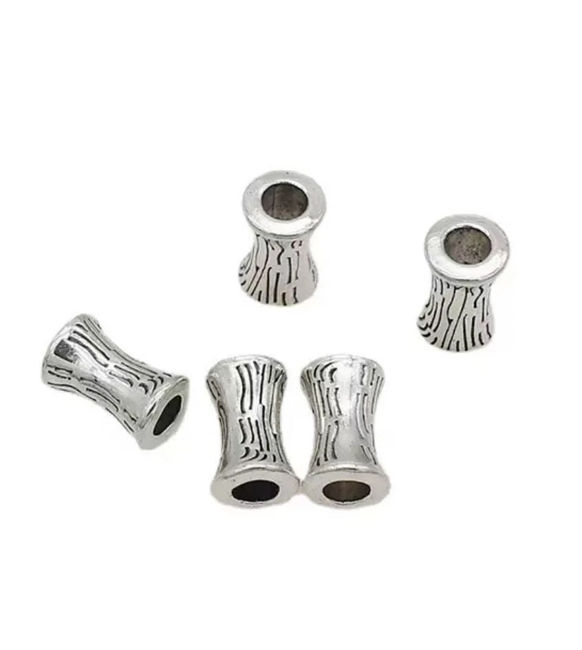 

30pcs 12*8mm,hole 4mm Zinc alloy metal spacer beads for jewelry making HWYH0091