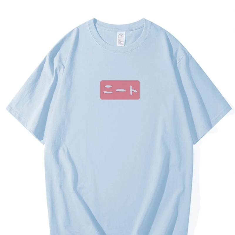 

Pure Cotton Short Sleeve T-Shirt Anime Surroundings Moe Hanako Cosplay Same As Picture Unisex Student Couple Matching Clothes