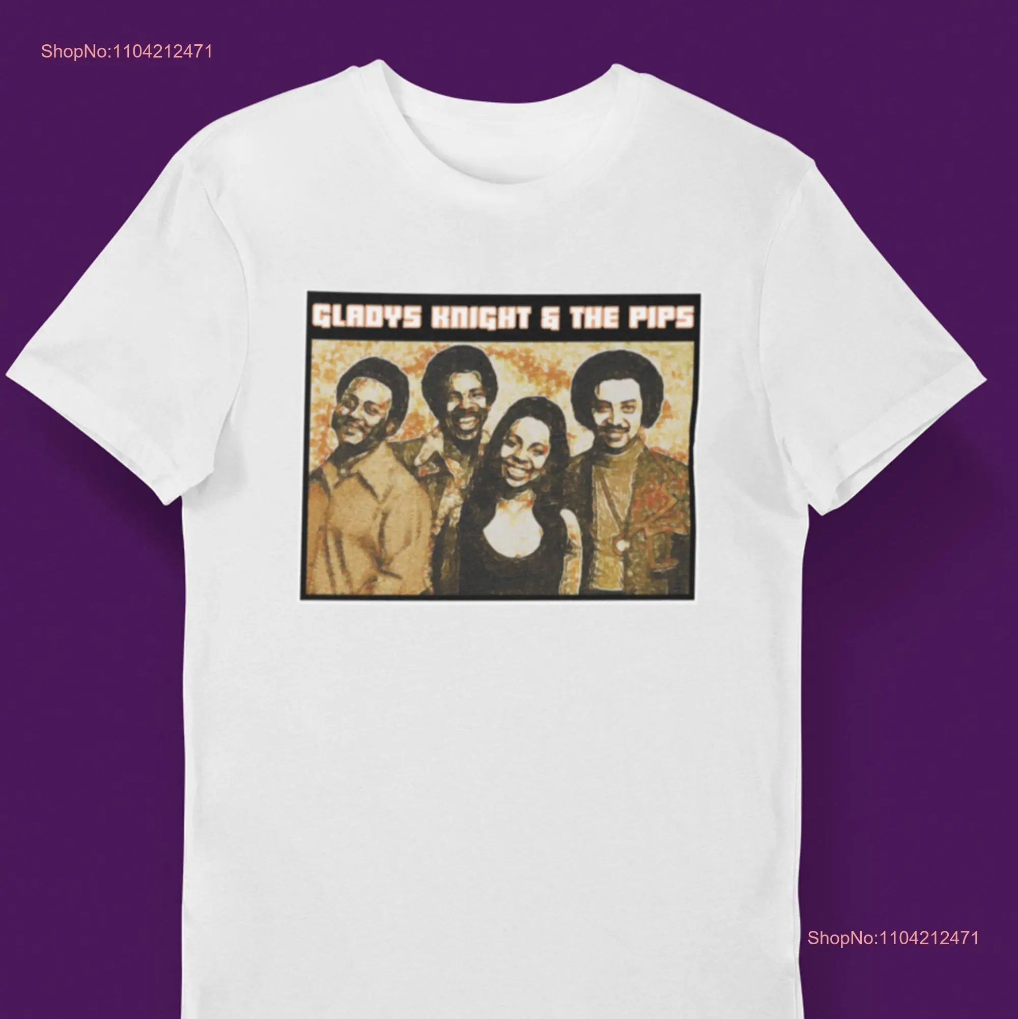 Gladys Knight and the Pips T Shirt Soul R B Funk 60s 70s Vintage Grapevine Motown Buddha Marvin Gaye Stax Diana Ross Berry