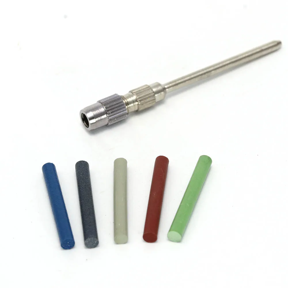EVEFLEX Dental Metal Alloy Grinding Mini Rubber Silicone Pin Polisher 2x20MM 3X23MM For Polishing Hard to Reach Area 10pcs/pack