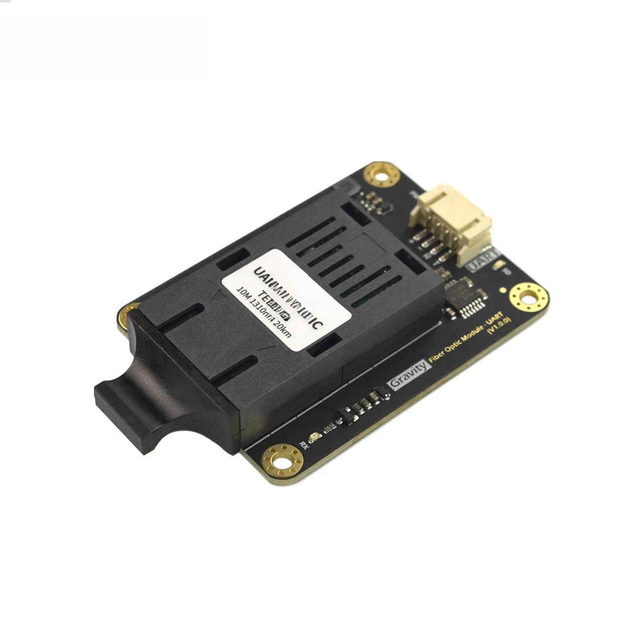 DFRobot Gravity UART Fiber Optic Transceiver Module 10 km complete electrical isolation lightning protection for star networking